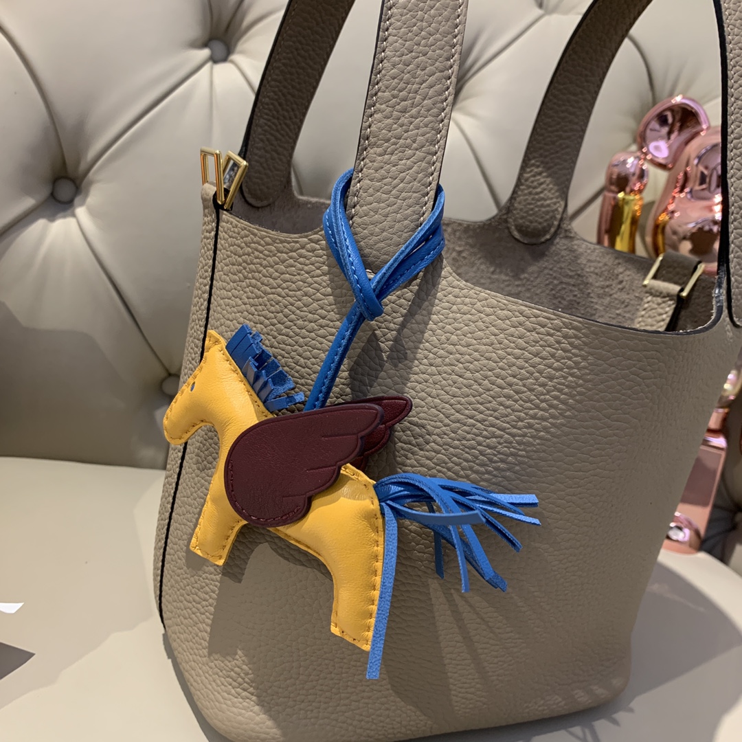 에르메스 피코탄18 에토프 금장 끌레망스 가죽